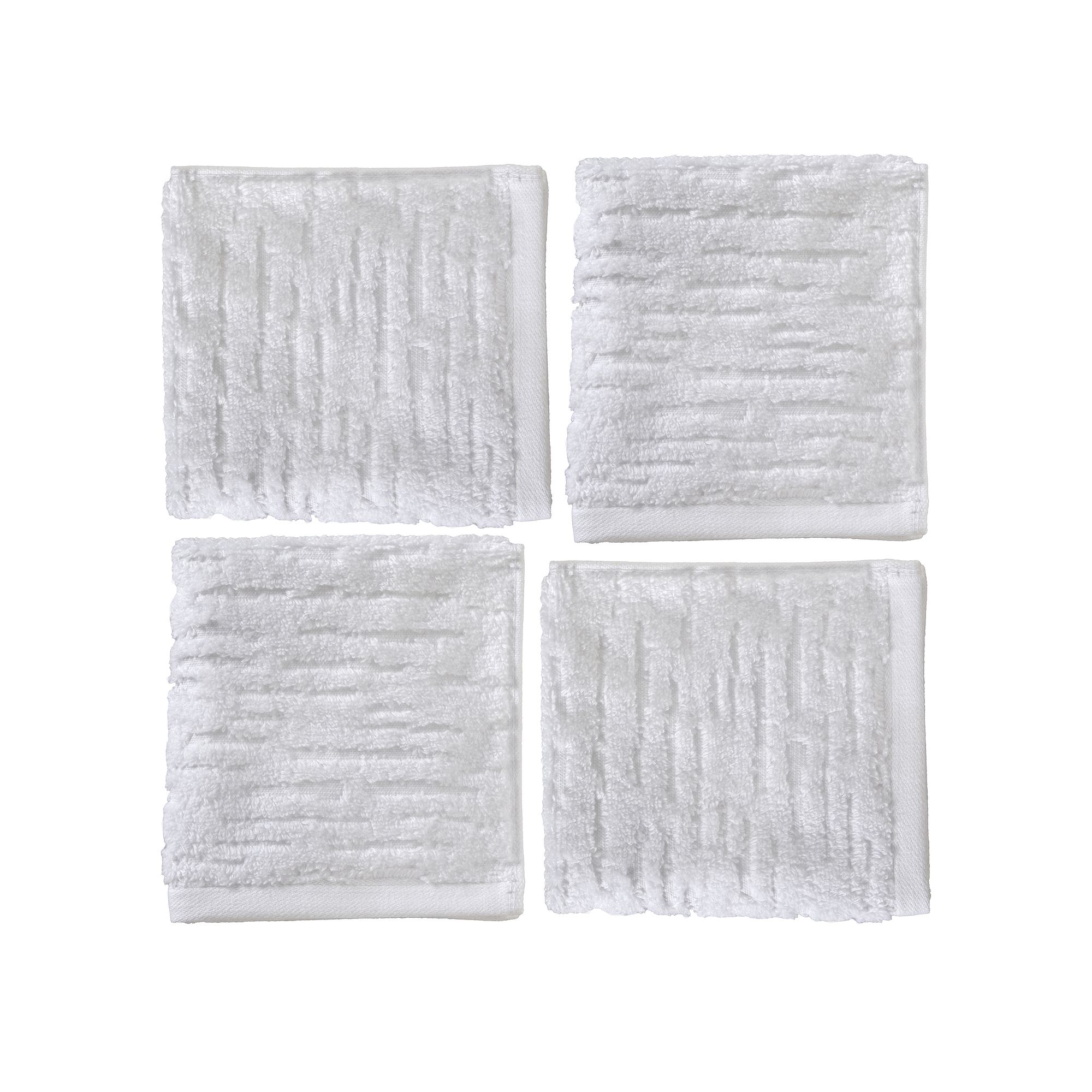 SKL Home Cloudsoft 4-pc. Washcloth Set, White