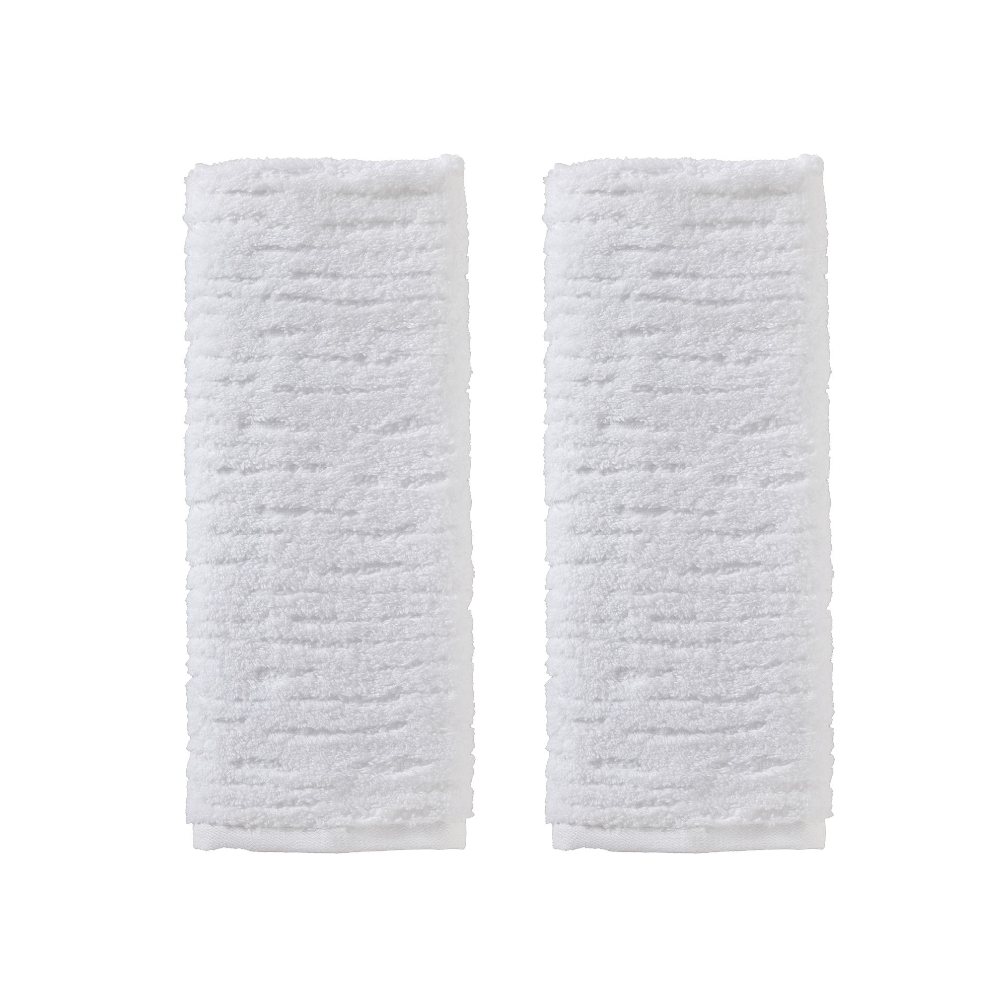 SKL Home Cloudsoft 2 Piece Hand Towel Set, White