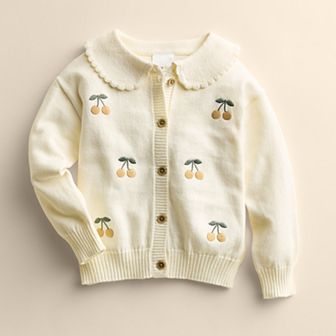 Baby & Toddler Girl Little Co. By Lauren Conrad Embroidered Cardigan