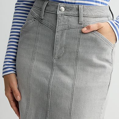 Women's Sonoma Goods For Life® Yoke Denim Skirt