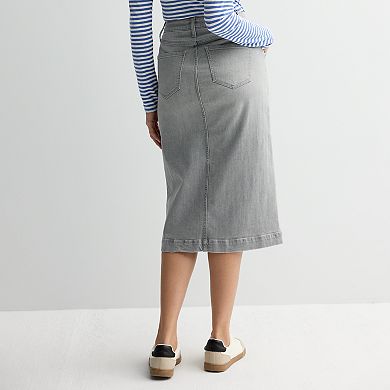 Women's Sonoma Goods For Life® Yoke Denim Skirt
