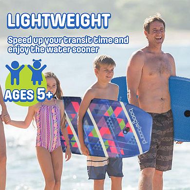 Wham-O Bodyboard with EPS Core Wrist Leash 37" Lightweight Boogie Boards