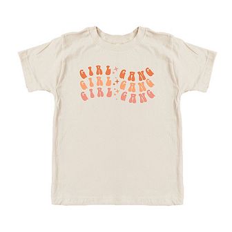 Girl Gang Wavy Toddler Short Sleeve Graphic Tee