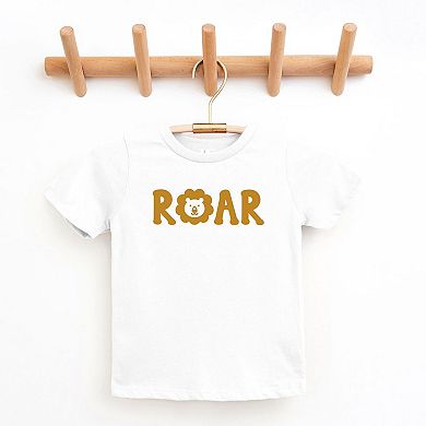 Roar Lion Toddler Short Sleeve Graphic Tee