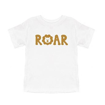 Roar Lion Toddler Short Sleeve Graphic Tee
