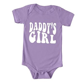 Daddy's Girl Wavy Baby Bodysuit