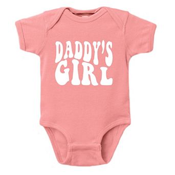 Daddy's Girl Wavy Baby Bodysuit