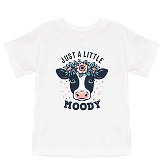 A Little Moody Toddler Short Sleeve Graphic Tee