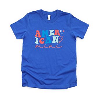 American Mini Lightning Bolt Toddler Short Sleeve Graphic Tee