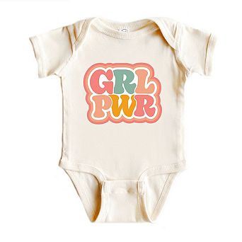 Girl Power Retro Baby Bodysuit
