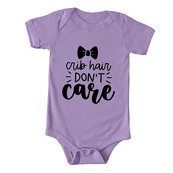 Crib Hair Don't Care Baby Bodysuit
