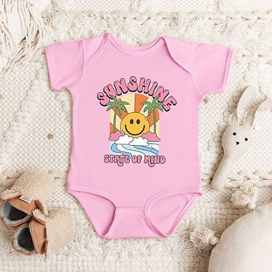 Sunshine State Of Mind Smiley Baby Bodysuit