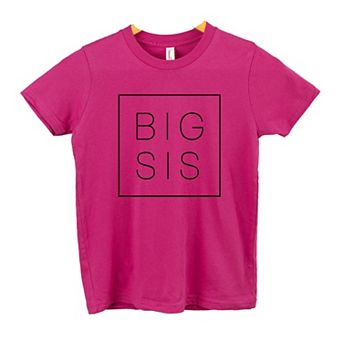 Big Sis Square Youth Short Sleeve Graphic Tee