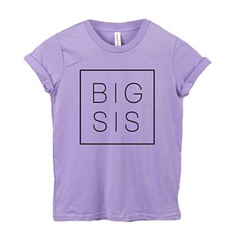 Big Sis Square Youth Short Sleeve Graphic Tee
