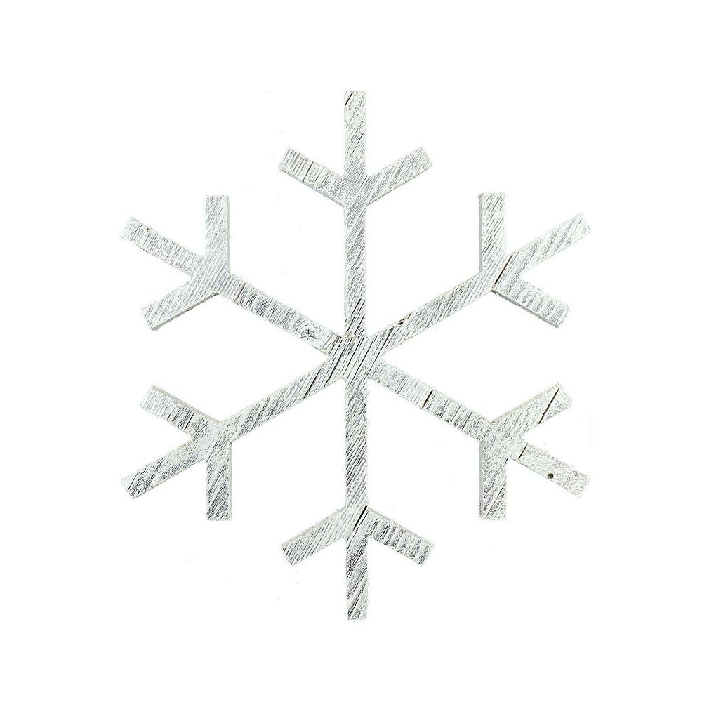 Rustic Farmhouse 12 In. Reclaimed Wood Snowflake, Indoor/outdoor ...