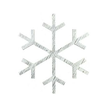 Rustic Farmhouse 12 in Reclaimed Wood Snowflake, Indoor/outdoor Holiday Decor