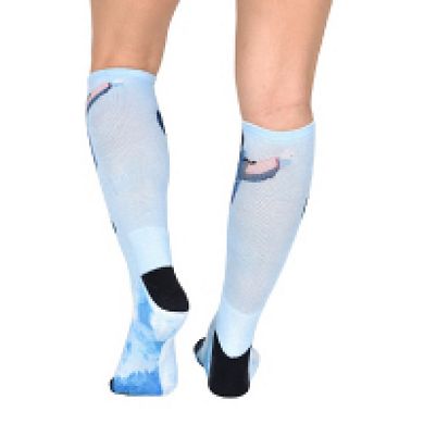 Sierra Socks Sky High Pattern Coolmax Socks, Nature Collection For Men & Women Knee High Socks