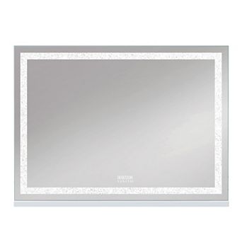 Vanitii Hollywood Mirror With Lights Crystal Led Bluetooth Wall Mount White