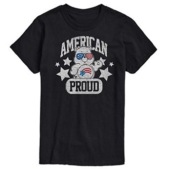 Men's Care Bears American Proud Graphic Tee