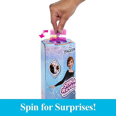 Disney's Frozen Spin & Reveal Anna Fashion Doll & Accessories with 11 Surprises from Mattel