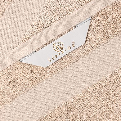 SUPERIOR 3-Piece Kendell Egyptian Cotton Medium Weight Bath Towel Set