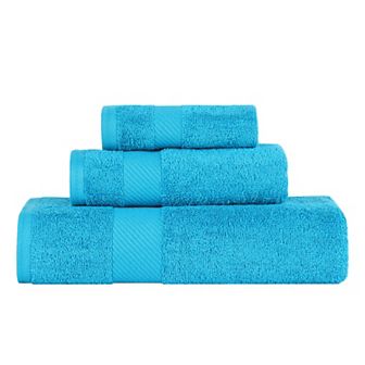 SUPERIOR 3 pc Kendell Egyptian Cotton Medium Weight Bath Towel Set