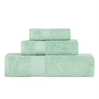 SUPERIOR 3 pc Kendell Egyptian Cotton Medium Weight Bath Towel Set