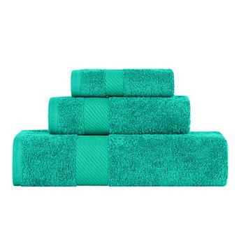 SUPERIOR 3 pc Kendell Egyptian Cotton Medium Weight Bath Towel Set