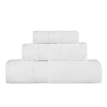 SUPERIOR 3 pc Kendell Egyptian Cotton Medium Weight Bath Towel Set