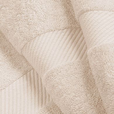 SUPERIOR 2-Piece Solid Egyptian Cotton Quick-Drying Absorbent Bath Towel Set