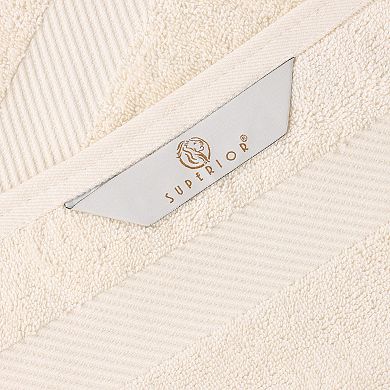 SUPERIOR 2-Piece Solid Egyptian Cotton Quick-Drying Absorbent Bath Towel Set