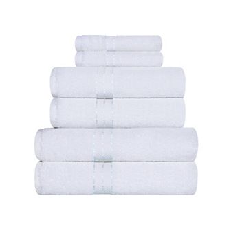SUPERIOR 6 pc Turkish Cotton Ultra-Plush Absorbent Towel Set