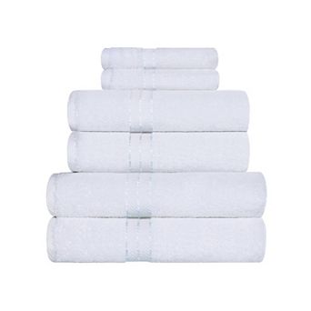 SUPERIOR 6 pc Turkish Cotton Ultra-Plush Absorbent Towel Set