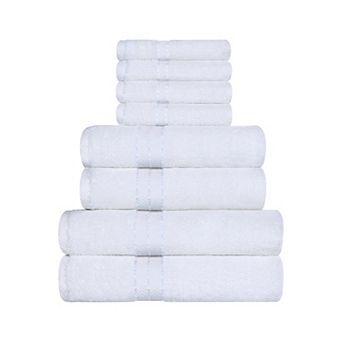 SUPERIOR 8 pc Turkish Cotton Ultra-Plush Absorbent Towel Set