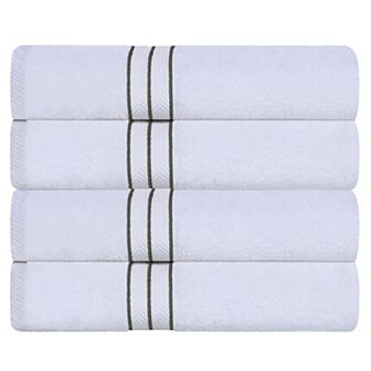 SUPERIOR 2 pc Turkish Cotton Ultra-Plush Absorbent Bath Towel Set