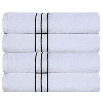SUPERIOR 2 pc Turkish Cotton Ultra-Plush Absorbent Bath Towel Set