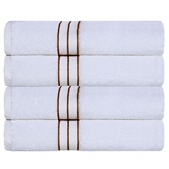 SUPERIOR 2 pc Turkish Cotton Ultra-Plush Absorbent Bath Towel Set