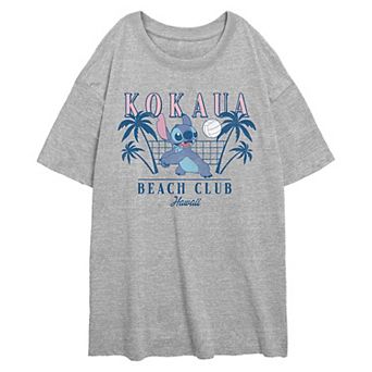 Disney's Lilo & Stitch Kokua Beach Club Juniors' Oversized Graphic Tee