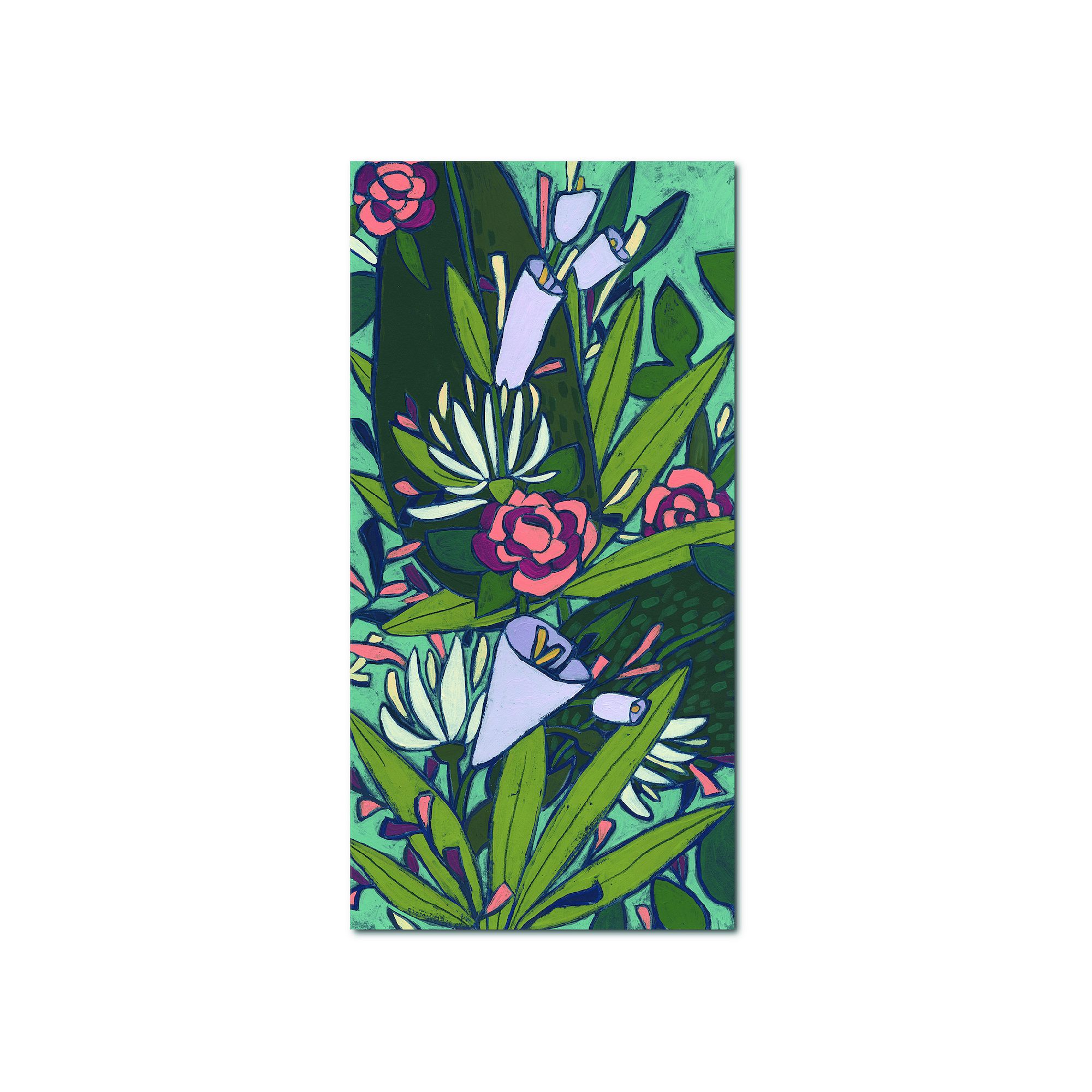 COURTSIDE MARKET Lush Tropic Panel I Canvas Wall Art, Multi