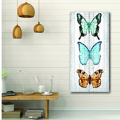 COURTSIDE MARKET Rustic Butterfly I Canvas Wall Art