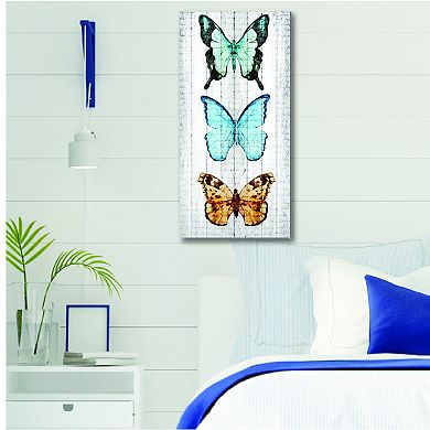 COURTSIDE MARKET Rustic Butterfly I Canvas Wall Art