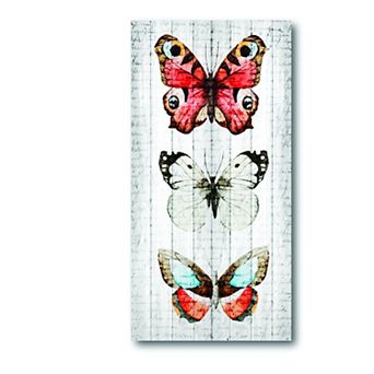 COURTSIDE MARKET Rustic Butterfly II Canvas Wall Art