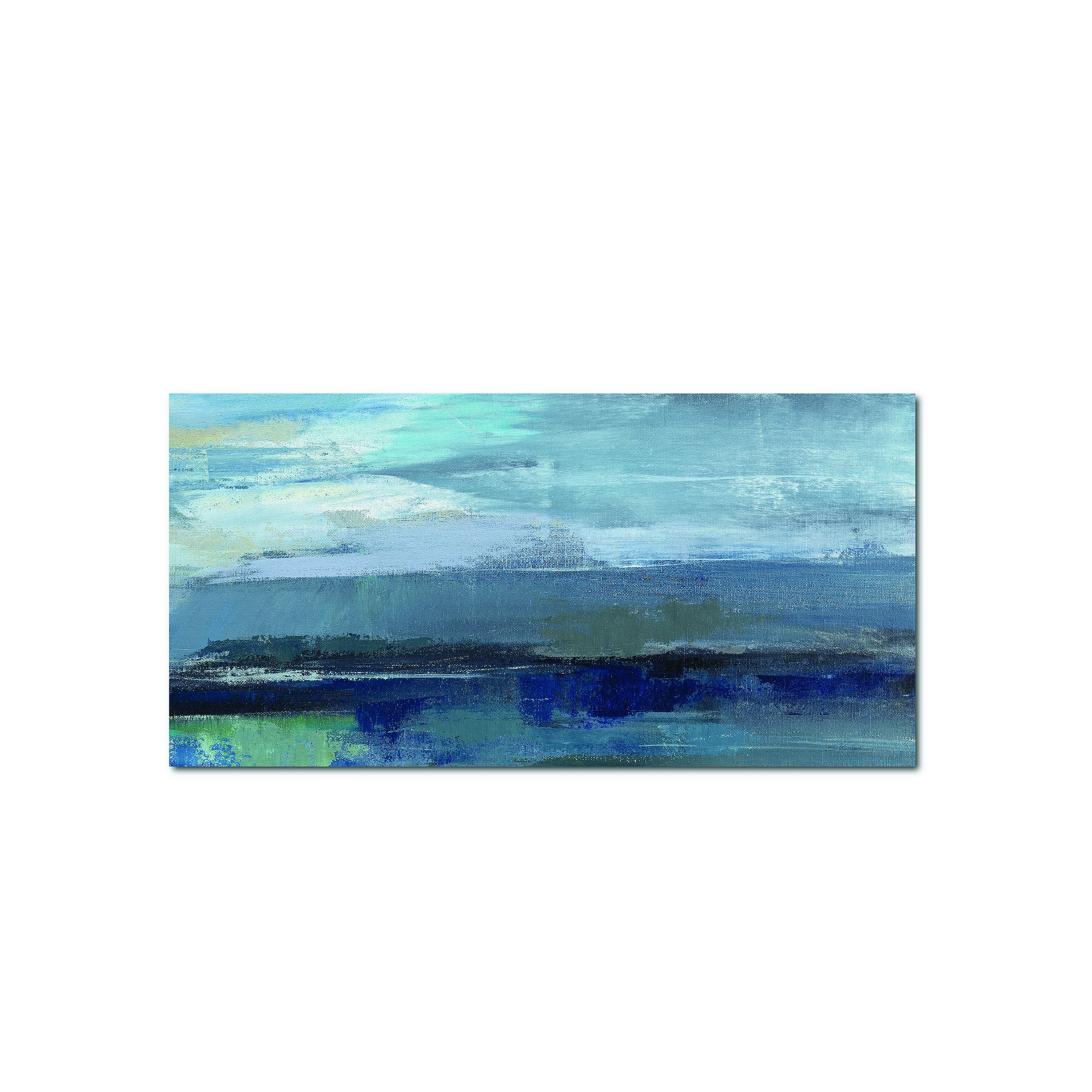 COURTSIDE MARKET Wave Crop II Crop Canvas Wall Art, Multi