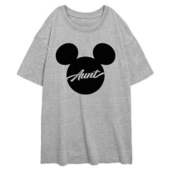 Disney's Mickey Mouse Aunt Women's Oversized Graphic Tee