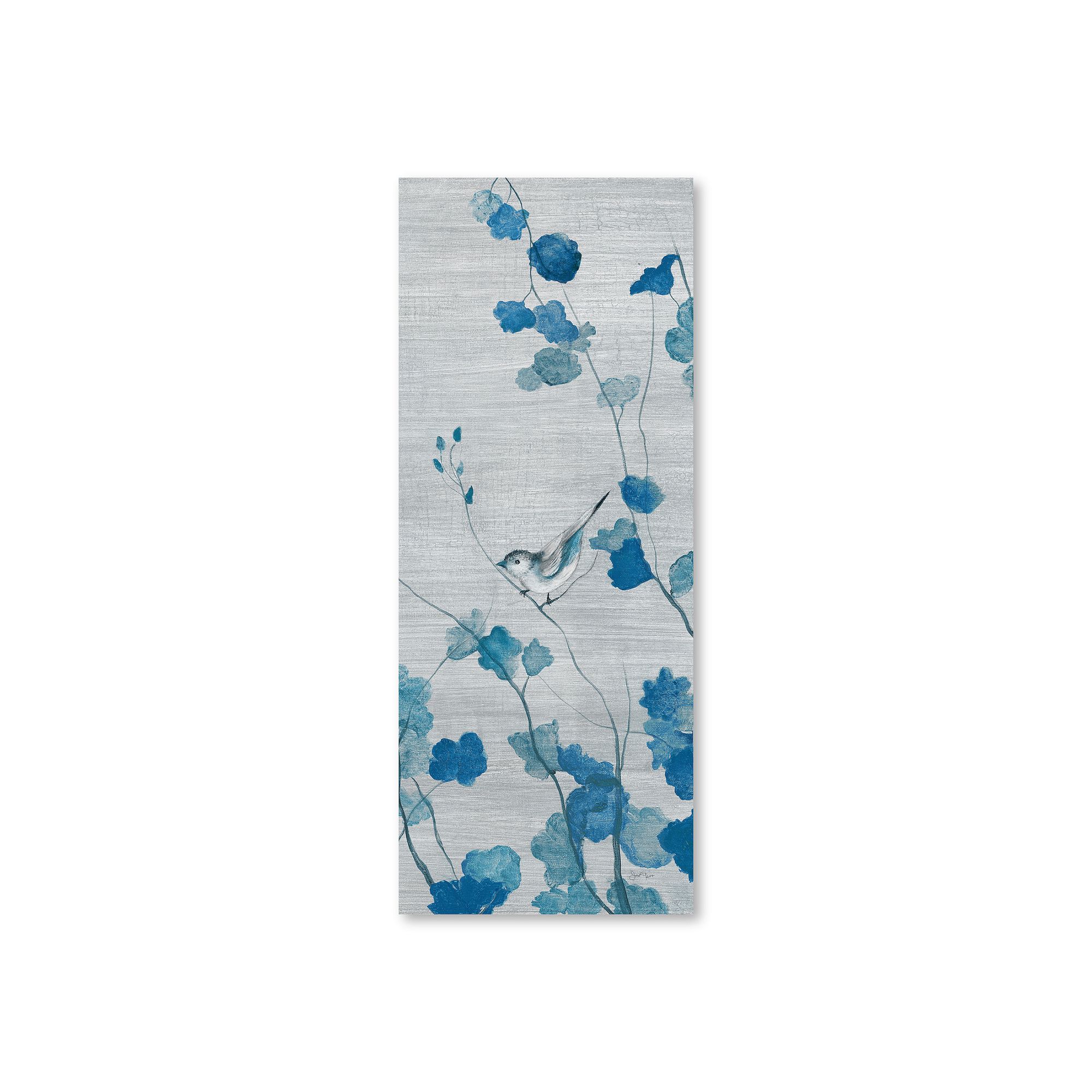 WEB-BR297-12X24 COURTSIDE MARKET Blue Spring Song I Canvas Wall Ar sku WEB-BR297-12X24