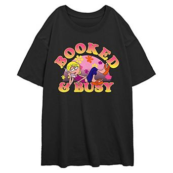 Disney's Lizzie McGuire Booked And Busy Juniors' Oversized Graphic Tee