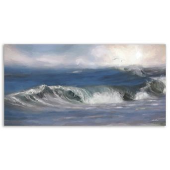 COURTSIDE MARKET Ocean Fury II Canvas Wall Art