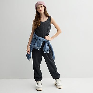 Girls 6-20 SO® Fleece Jumpsuit in Regular & Plus Size