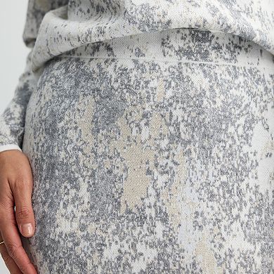 Women's Fourth + Bay Marbled Midi Sweater Skirt