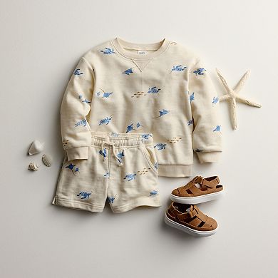 Carter's Toddler Boy Khaki Beach Print Polo main image 1